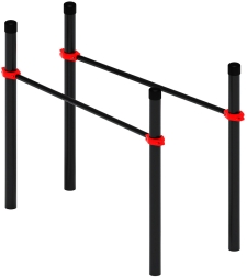 Воркаут ЛОВ 89 красный ВТ 101.09-01, фото 2 Воркаут ЛОВ 89 красный ВТ 101.09-01, фото 2