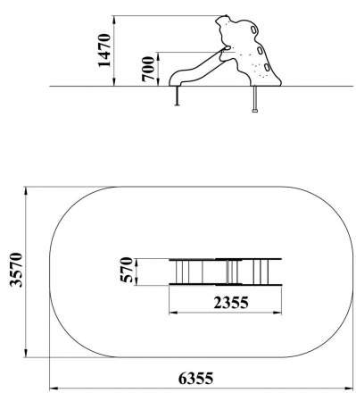 ДИО 5.07 Горка Н=700 мм, фото 2