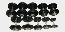 FDS-2.5-25KG Профессиональный , обрезиненный, гантельный ряд, Matrix, на 10 пар от 2,5 до 25 кг.