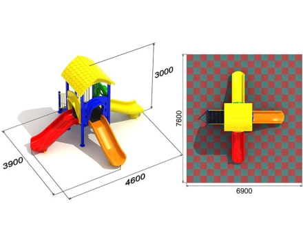Детская площадка Ромашка 2.1, фото 3