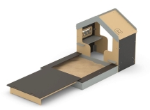 Игровой домик-песочница Romana 057.91.00 для детской площадки Игровой домик-песочница Romana 057.91.00 для детской площадки