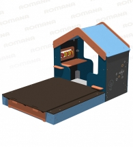 Игровой домик-песочница Romana 057.91.00 для детской площадки Игровой домик-песочница Romana 057.91.00 для детской площадки