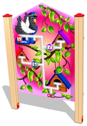 Развивающий элемент Почта У3 РЭ016 для детской площадки, фото 1 Развивающий элемент Почта У3 РЭ016 для детской площадки, фото 1