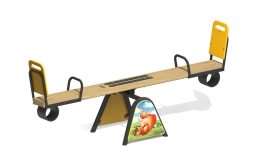 Качели-балансир Детская КБ-01Д для игровой площадки, фото 2 Качели-балансир Детская КБ-01Д для игровой площадки, фото 2