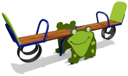 Качели-балансир Лягушка 04113.21 для детской площадки, фото 1