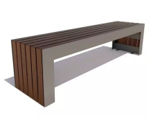 Парковая скамейка Лайн Лиственница Парковая скамейка Лайн Лиственница