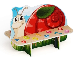 Улитка - Скамейка детская - МФ 41.01.06, фото 2 Улитка - Скамейка детская - МФ 41.01.06, фото 2