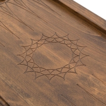 Нарды резные "Сияние 1", Ustyan Нарды резные "Сияние 1", Ustyan