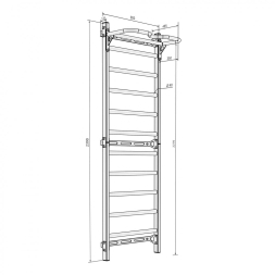Шведская стенка Rock-s белая, фото 3