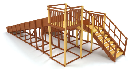 Зимняя горка Савушка Зима 7, фото 3