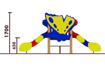 Горка двойная Бабочка 08202.21 для детской площадки Горка двойная Бабочка 08202.21 для детской площадки