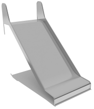 Горка из нержавеющей стали ГГН-1000.1250.003 для детской площадки Горка из нержавеющей стали ГГН-1000.1250.003 для детской площадки