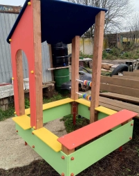 Песочница СКИ 132 с навесом для детской площадки, фото 2