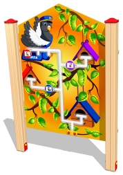 Развивающий элемент Почта У2 РЭ015 для детской площадки, фото 1 Развивающий элемент Почта У2 РЭ015 для детской площадки, фото 1