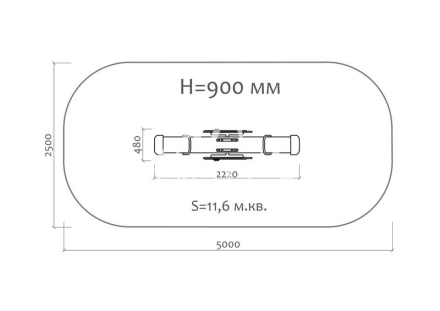 Качели-балансир Крокодил 04112.21 для детской площадки, фото 3