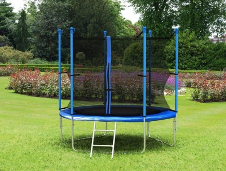 DIAMOND FITNESS INTERNAL 8FT (244 СМ) БАТУТ С ЗАЩИТНОЙ СЕТКОЙ И ЛЕСТНИЦЕЙ, фото 3