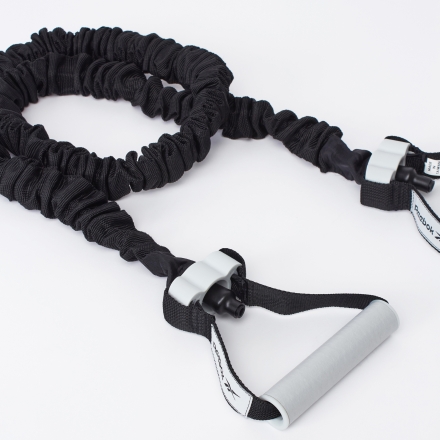 Усиленный трубчатый амортизатор REEBOK Power Tube, минимальное сопротивление, черный  , фото 2