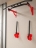 Настенный турник со складными брусьями Domsen Ds4240 RED (комплект)