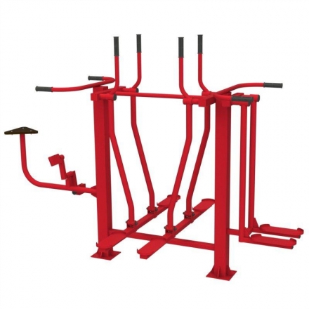 Уличный тренажер &quot;Лыжники + Велосипед + Разведение&quot;, фото 2