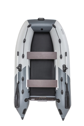 Моторная надувная лодка Пиранья 290 Q5 SLX фанерная слань, фото 4