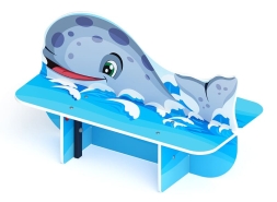 Кит - Скамейка детская - МФ 41.17.01, фото 3 Кит - Скамейка детская - МФ 41.17.01, фото 3