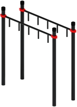 Воркаут ЛОВ 89 красный ВТ 101.10-01