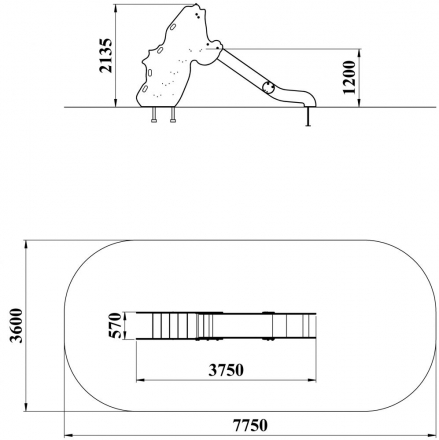 ДИО 5.09 Горка Н=1200 мм, фото 2