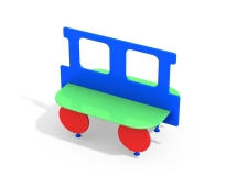 МФ 1.202 Лавочка со спинкой Вагончик МФ 1.202 Лавочка со спинкой Вагончик