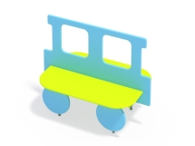 МФ 1.202 Лавочка со спинкой Вагончик МФ 1.202 Лавочка со спинкой Вагончик