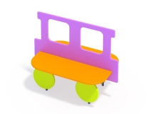 МФ 1.202 Лавочка со спинкой Вагончик МФ 1.202 Лавочка со спинкой Вагончик