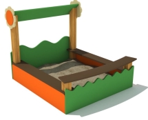 Песочница Ромашка для детской площадки