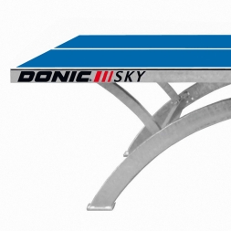 Теннисный стол DONIC OUTDOOR SKY синий (три короба), фото 4