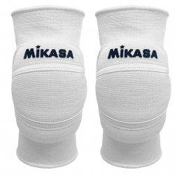Наколенники волейбольные &quot;MIKASA&quot;, размер M, хлопок, эластичная микрофибра, пена ЭВА, белый