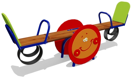 Качели-балансир Колобок 04111.21 для детской площадки, фото 1