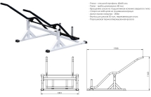 Жим вниз для инвалидов-колясочников INVAR085 Жим вниз для инвалидов-колясочников INVAR085