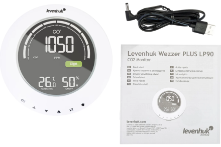 Детектор углекислого газа Levenhuk Wezzer PLUS LP90 78899, фото 3