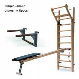 Шведская стенка с 10-ю перекладинами NOHrD WallBars, материал: ясень окрашенный, фото 4