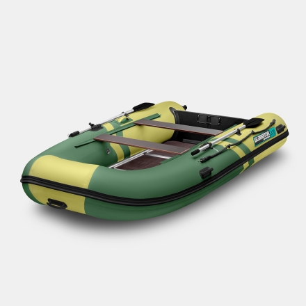 GLADIATOR B 330 LIGHT B Зелено-оливковый моторная лодка ПВХ Пайол 9 мм, фото 1