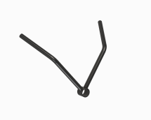 Рукоятка для работы с грифом слабоизогнутая средний хват