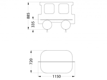 МФ 1.2021 Лавочка Вагончик Граффити МФ 1.2021 Лавочка Вагончик Граффити