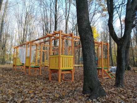 Детский веревочный парк 9 этапов (без страховки), фото 6