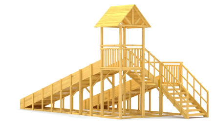 Зимняя горка Савушка Зима Wood 7/2, фото 3