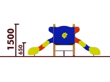 Горка Двойная 08201.21 для детской площадки Горка Двойная 08201.21 для детской площадки