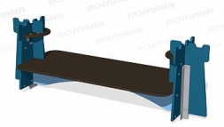 Скамейка Romana 057.55.00 двусторонняя для улицы, фото 4 Скамейка Romana 057.55.00 двусторонняя для улицы, фото 4