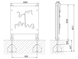 Развивающий элемент Найди дом М1 РЭ004 для детской площадки, фото 3 Развивающий элемент Найди дом М1 РЭ004 для детской площадки, фото 3