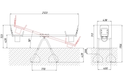 Качалка-балансир Малая КЧ097 для детской площадки, фото 3 Качалка-балансир Малая КЧ097 для детской площадки, фото 3