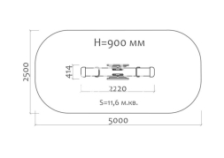 Качели-балансир Избушка 04110.21 для детской площадки, фото 3