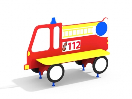 МФ 1.21 Лавочка со спинкой МЧС, фото 1