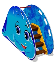 Детская горка Китенок Г014 H=650 для игровых площадок