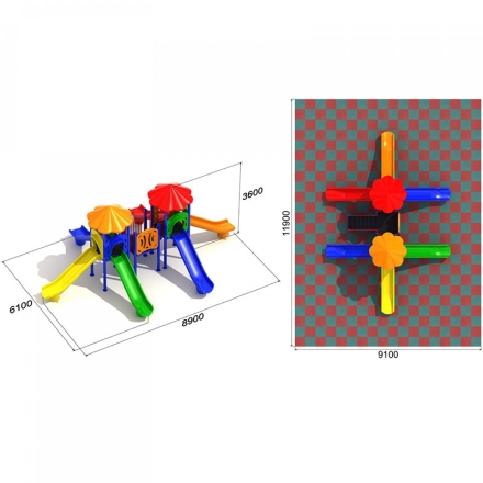 Детская площадка Водопад 3.3, фото 3